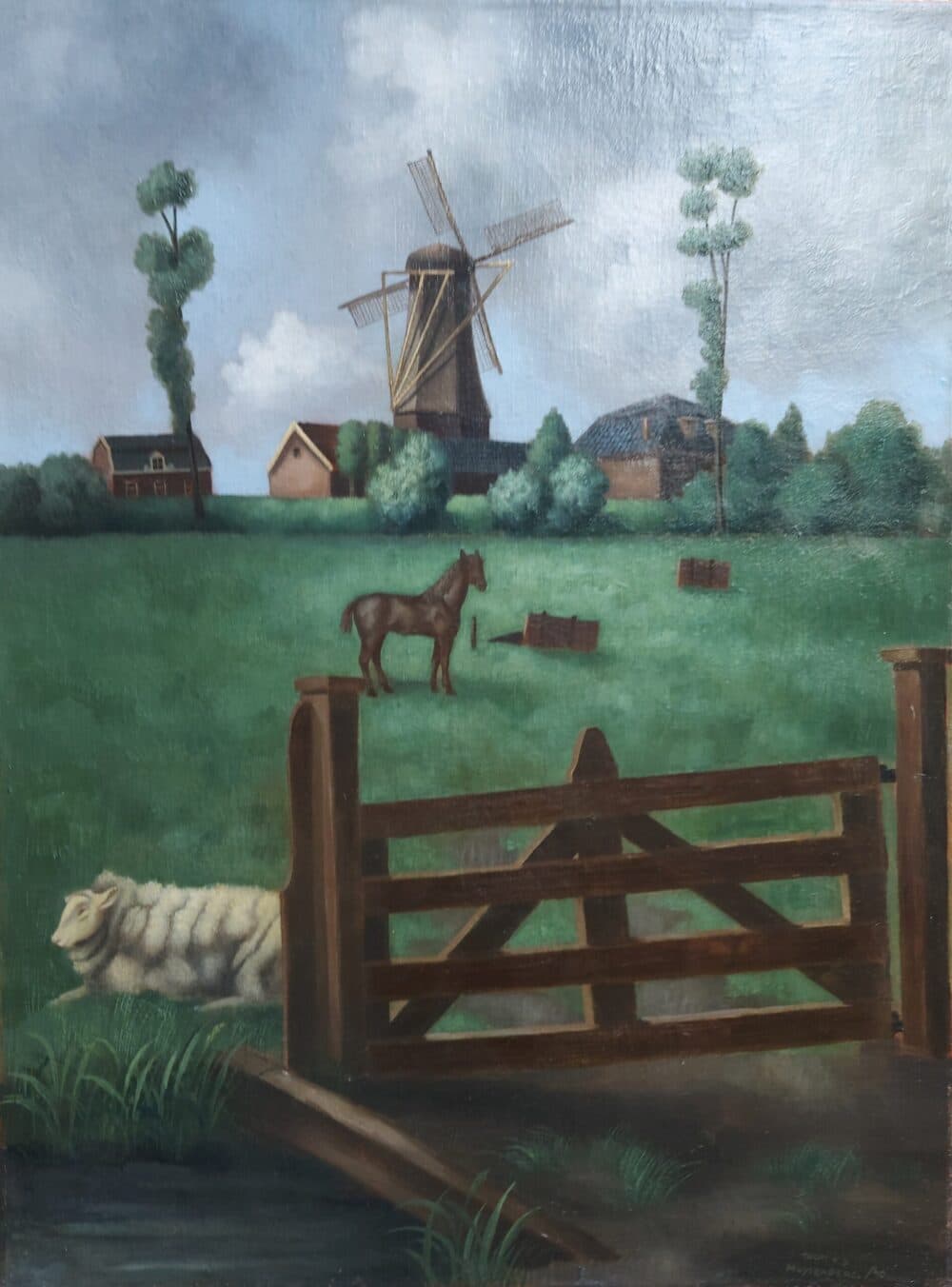 Toon van den Muysenberg (1901-1967) | ‘Hollands landschap’