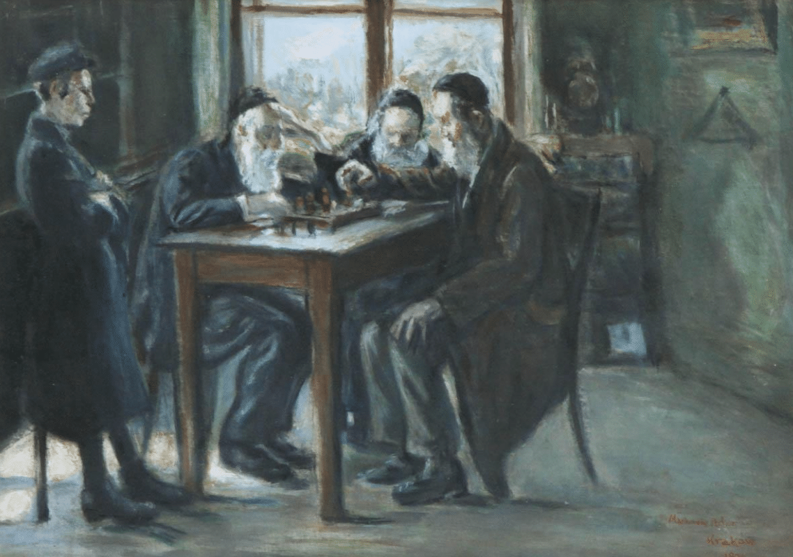 Artur Markowicz (1872-1934) | 'De schakers'