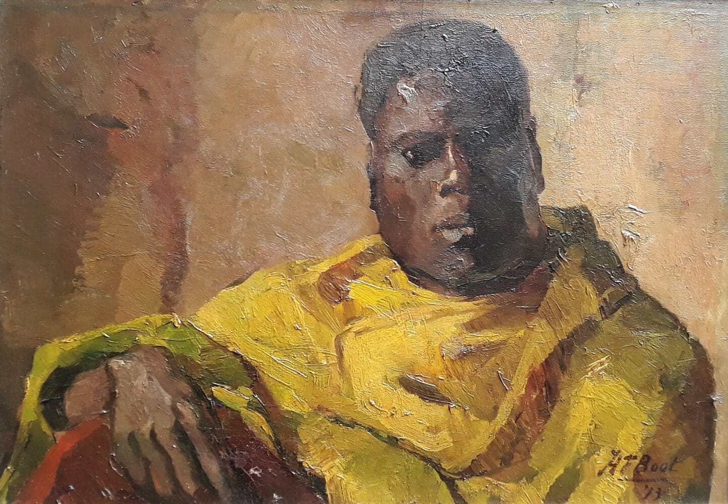 H.F. Boot (1877-1963) | 'Portret van een zittende man'